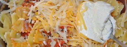 запеченная паста чизбургер. Шаг 7