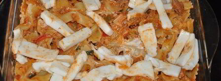 запеченная паста чизбургер. Шаг 8