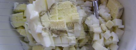 фаршированные кальмары с рисом и яйцом. Шаг 5