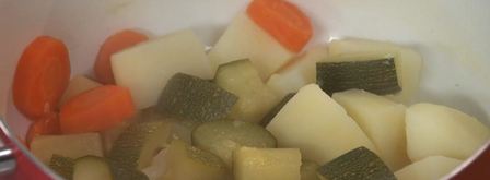 фаршированные яйца ассорти и овощное пюре. Шаг 5