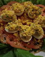 Фаршированные яйца Мимоза