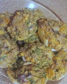 Фаршированные яйца с килькой