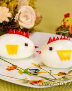 Фаршированные яйца Цыплята