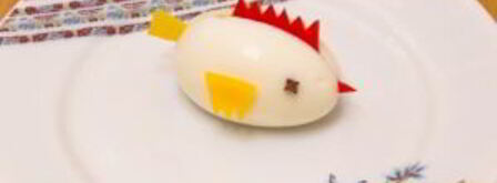 фаршированные яйца цыплята. Шаг 11