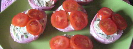 гламурные фаршированные яйца. Шаг 3