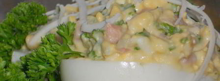 яйца фаршированные балыком. Шаг 6