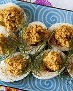 Яйца фаршированные грибами