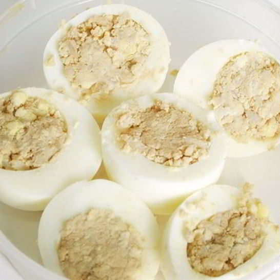 Рецепт яиц, фаршированных рисом