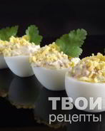 Яйца, фаршированные ветчиной