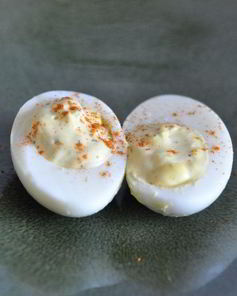 Яйца куриные фаршированные