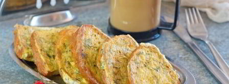 гренки из белого хлеба с яйцом. Шаг 11