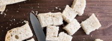 гренки из белого хлеба в духовке. Шаг 3