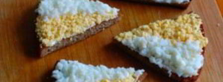 гренки из черного хлеба с яйцом. Шаг 5