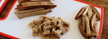 гренки из черного хлеба в духовке. Шаг 6