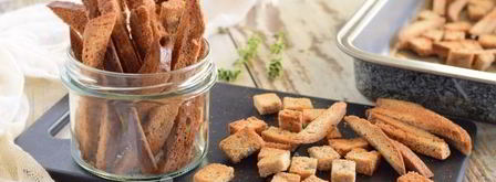 гренки из черного хлеба в духовке. Шаг 13