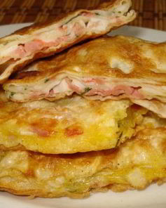 Гренки из тонкого лаваша с крабовыми палочками