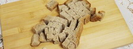 гренки с чесноком в духовке. Шаг 6