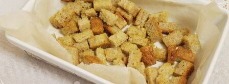 гренки с чесноком в духовке. Шаг 9