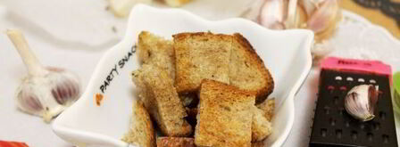 гренки с чесноком в духовке. Шаг 11