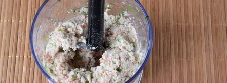 гренки с крабово-креветочной пастой. Шаг 8