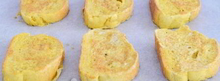 гренки с сыром и чесноком в духовке. Шаг 9