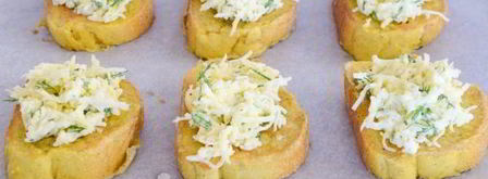 гренки с сыром и чесноком в духовке. Шаг 11