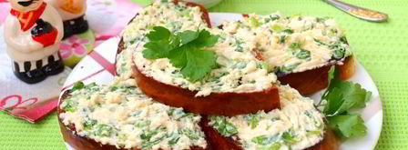 гренки с сыром и луком на сковороде. Шаг 8