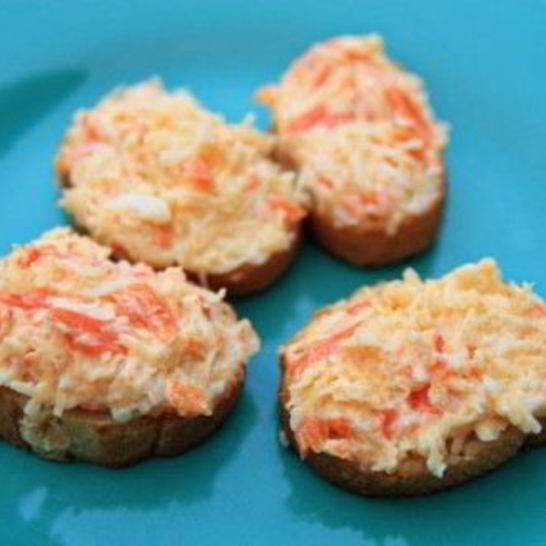 Рецепт гренков с сыром и морковью