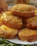 Гренки с сыром и яйцом