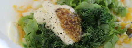 гренки с яичным салатом. Шаг 4