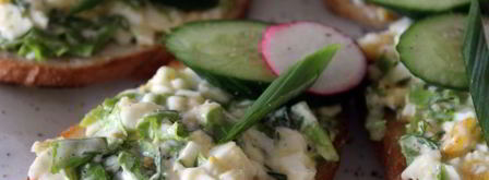 гренки с яичным салатом. Шаг 6