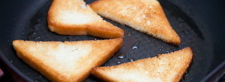 гренки с яйцом. Шаг 5