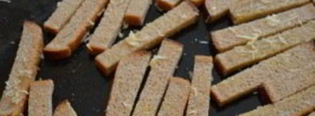 гренки в духовке к пиву. Шаг 6