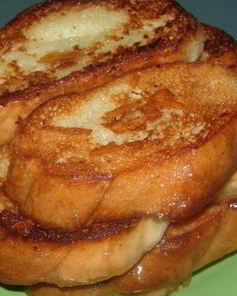 Нежные гренки с сахаром