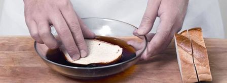 сладкие гренки без молока и яиц. Шаг 5