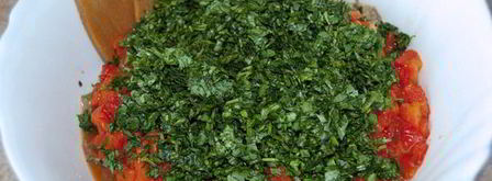 баклажанная икра с тахиной. Шаг 7