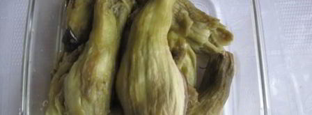 баклажанная икра со свежими помидорами и чесноком. Шаг 9