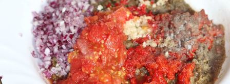 баклажанная икра в духовке. Шаг 20