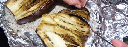 баклажанная икра в прошутто. Шаг 3