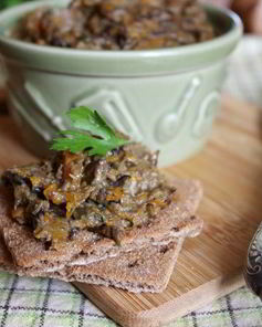 Грибная икра с овощами