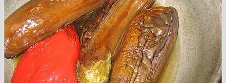 икра баклажанная с оливковым маслом. Шаг 5