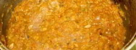 икра из печеных баклажанов. Шаг 8