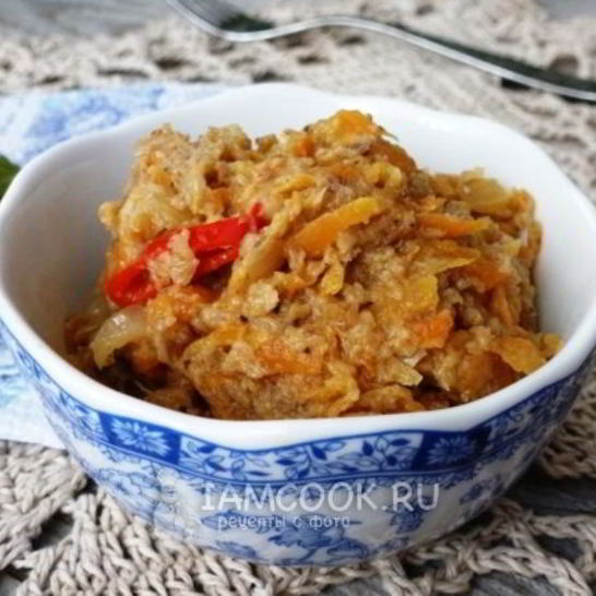 Рецепт икры из соленых грибов