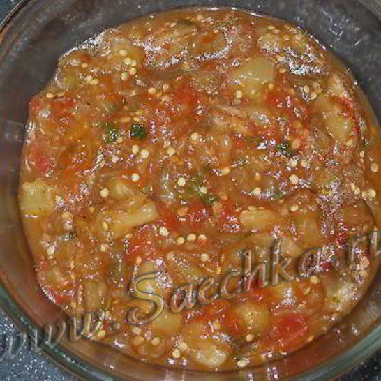 Рецепт икры из зеленых помидор с цукини