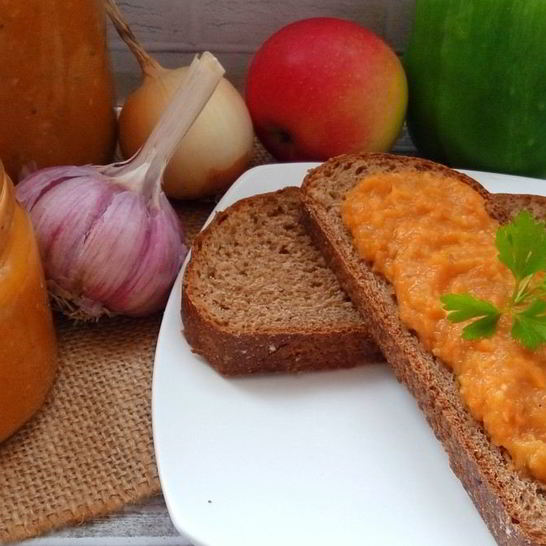 Рецепт икры овощной