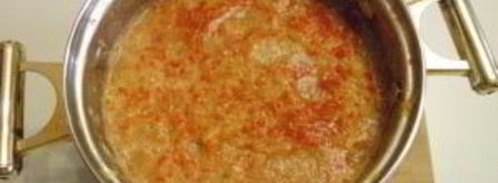 кабачковая икра с луком на зиму. Шаг 6