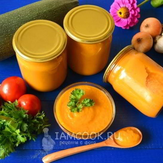 Рецепт кабачковой икры в рукаве для запекания