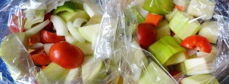 кабачковая икра в рукаве для запекания. Шаг 7