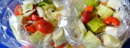 кабачковая икра в рукаве для запекания. Шаг 8