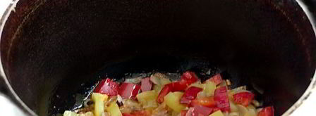 кабачково-баклажанная икра по-восточному. Шаг 6